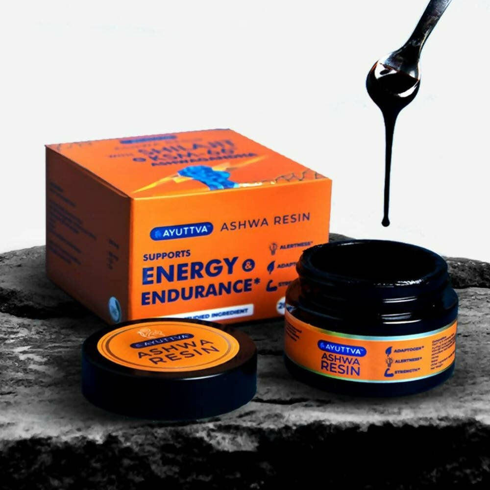 Ayuttva Ashwa Resin With Sj & KSM-66 Ashwagandha | Grocsy