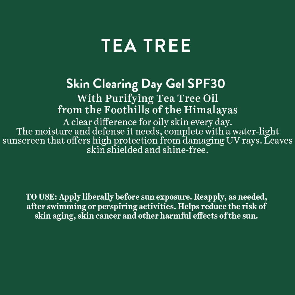 Biotique Advanced Organics Tea Tree Skin Clearing Day Gel SPF30 | Grocsy
