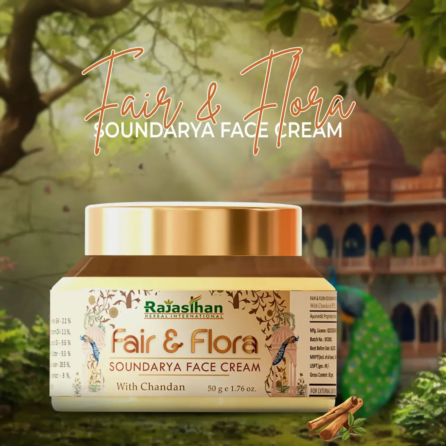 Rajasthan Herbals Fair & Flora Soundarya Face Cream | Grocsy