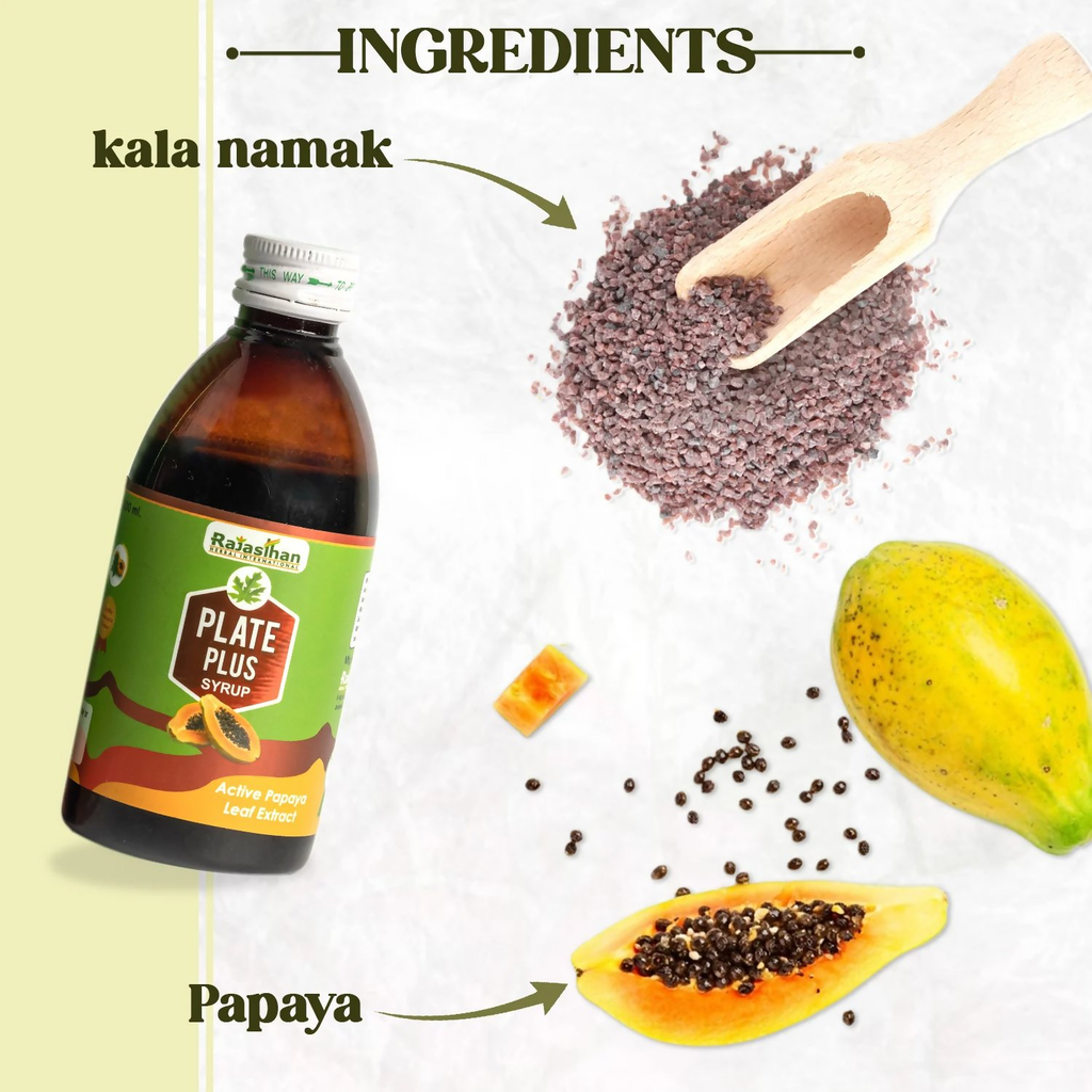 Rajasthan Herbals Plate Plus Syrup | Grocsy