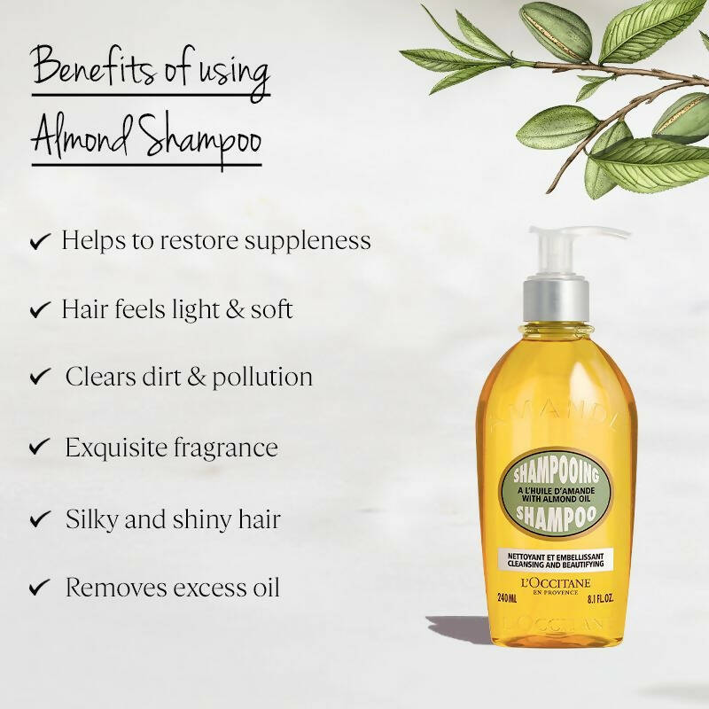 L'Occitane Almond Shampoo | Grocsy