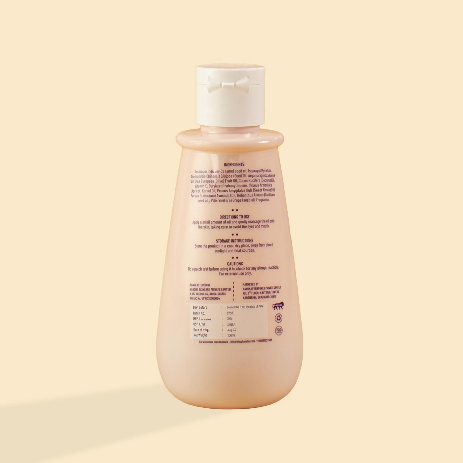 Familio Rejuventing Massage Oil | Grocsy