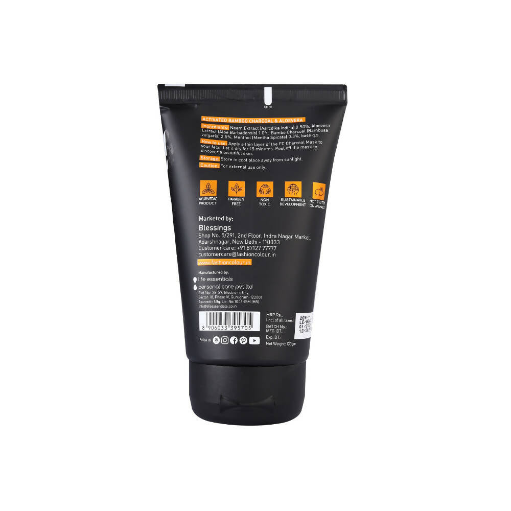 Fashion Colour Charcoal Face Mask | Grocsy