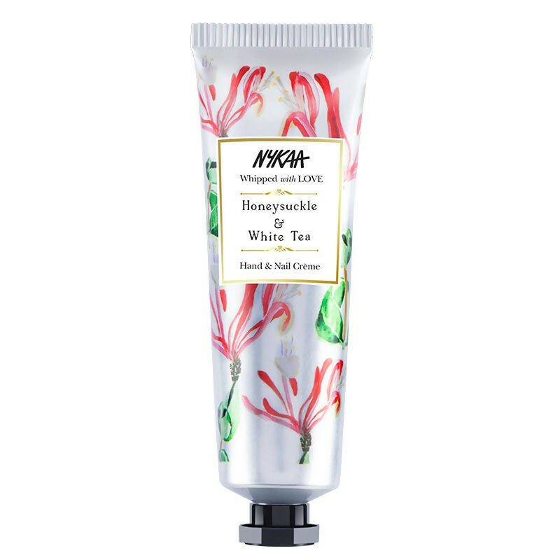 Nykaa Honey Suckle & White Tea Hand & Nail Creme | Grocsy