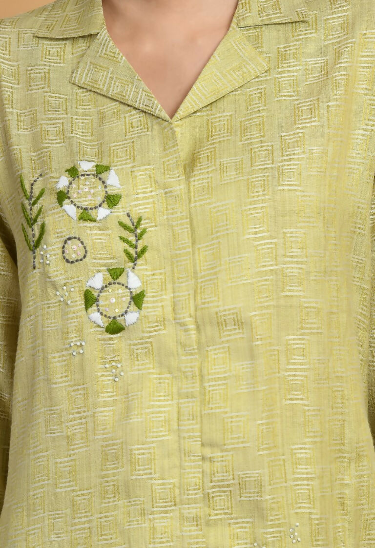 Joban Fashion L.Green Cotton Kurta Set | Grocsy