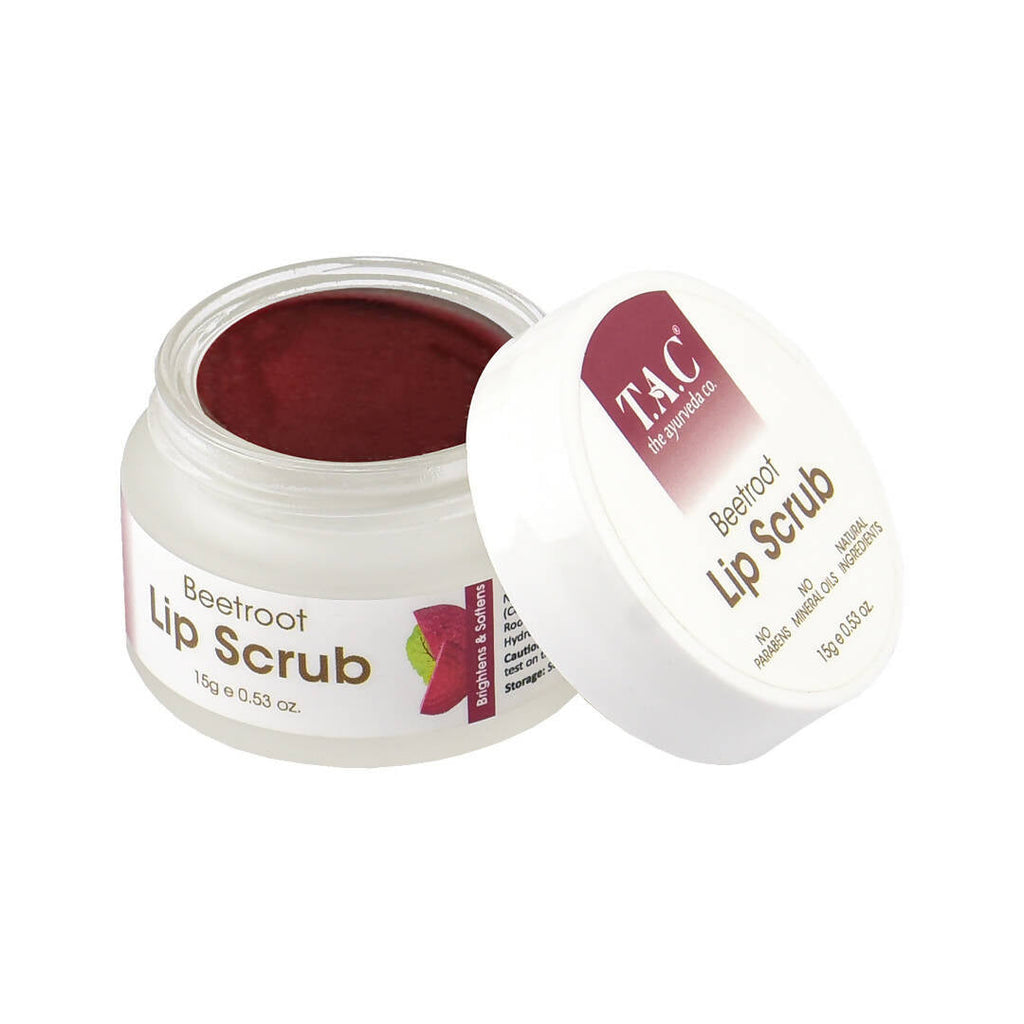 TAC - The Ayurveda Co. Beetroot Lip Scrub | Grocsy
