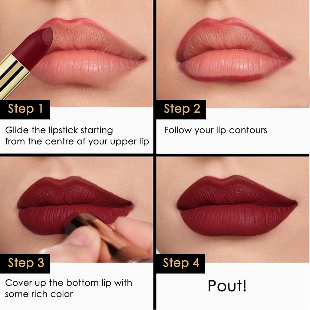 Good Vibes HydraGlow Creme Lipstick - Cherry Red | Grocsy