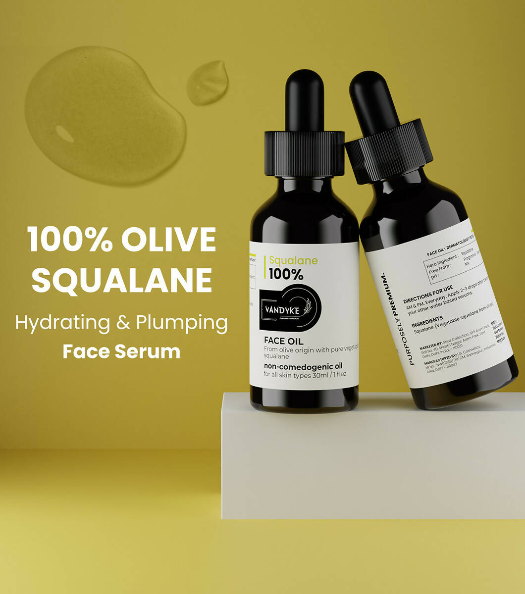 Vandyke Squalane 100% Face Oil | Grocsy
