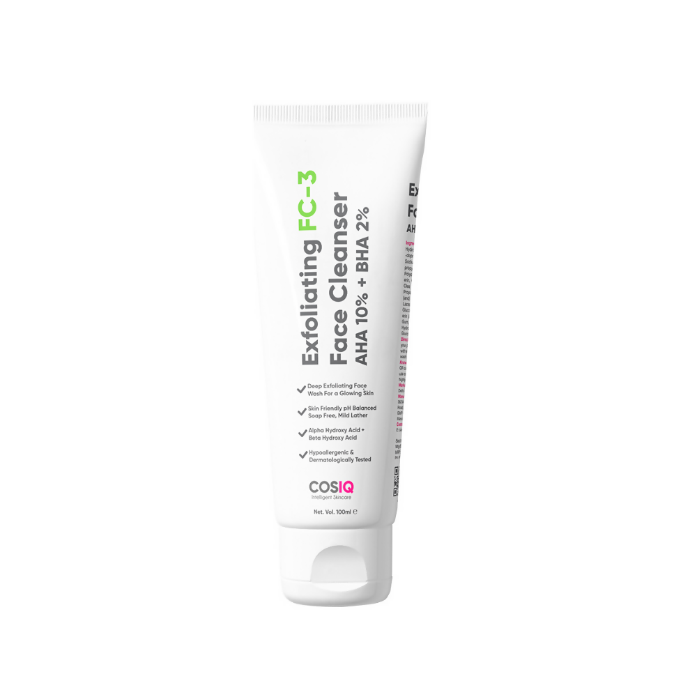 Cos-IQ FC-3 Exfoliating Face Wash | Grocsy