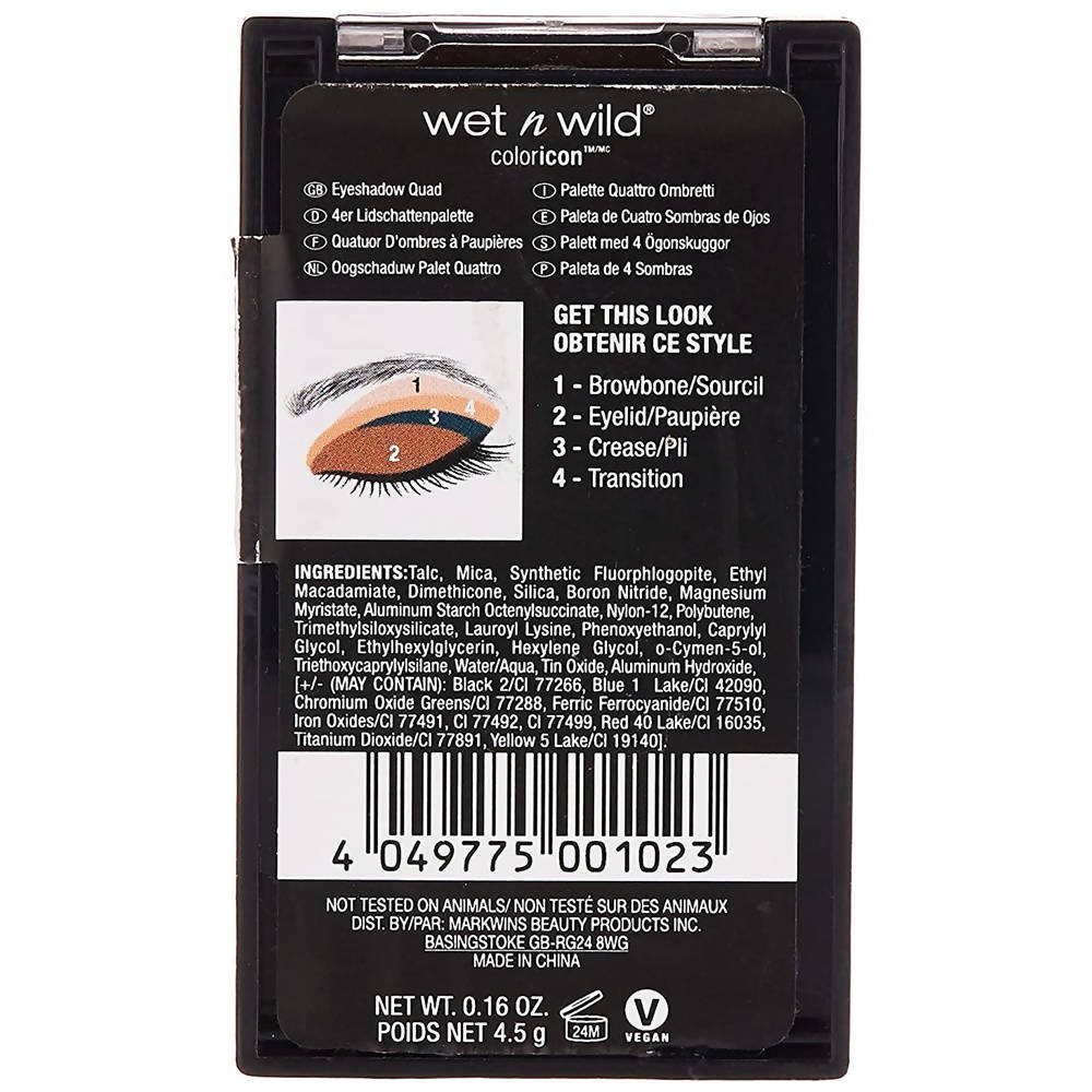 Wet n Wild Color Icon Eyeshadow Quad - Hooked On Vinyl | Grocsy