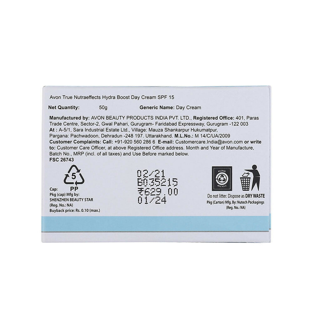 Avon True Nutra Effects Hydration Day Cream | Grocsy