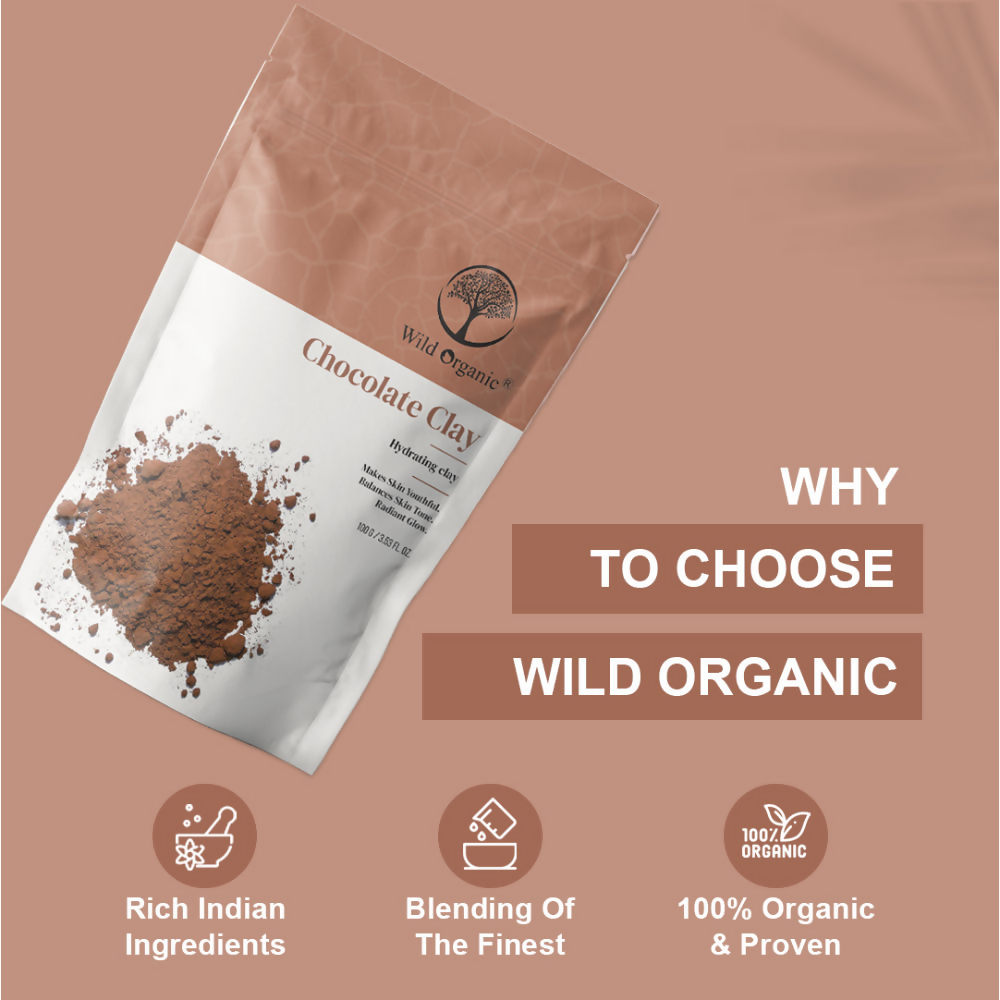 Wild Organic Chocolate Hydrating Clay Powder | Grocsy