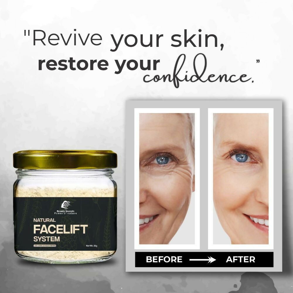 Beauty Secrets Natural Face Lifting Mask/Pack | Grocsy