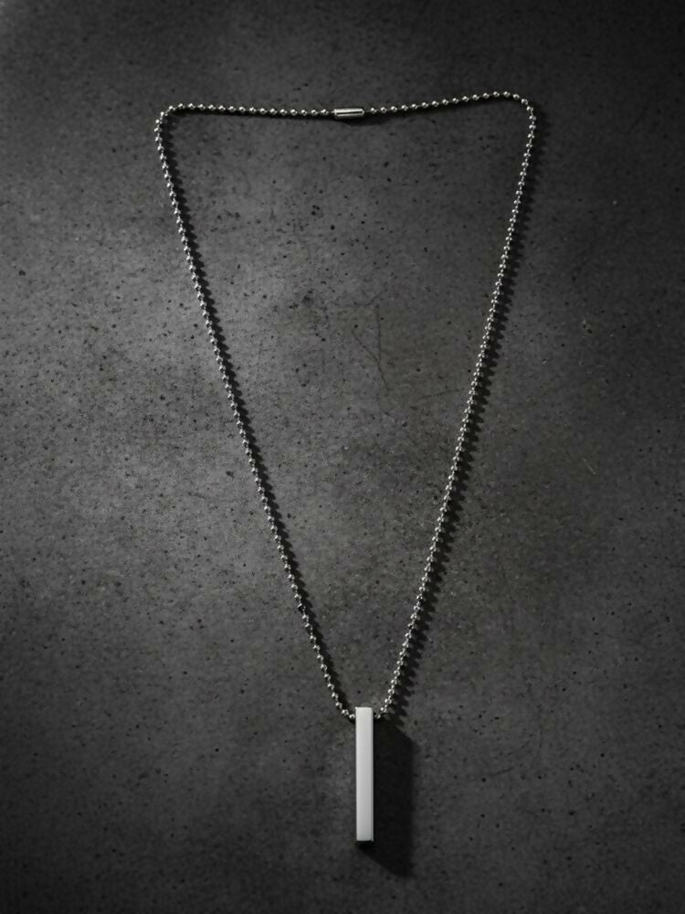 NVR Men's Silver Plated Chain With Pendant | Grocsy