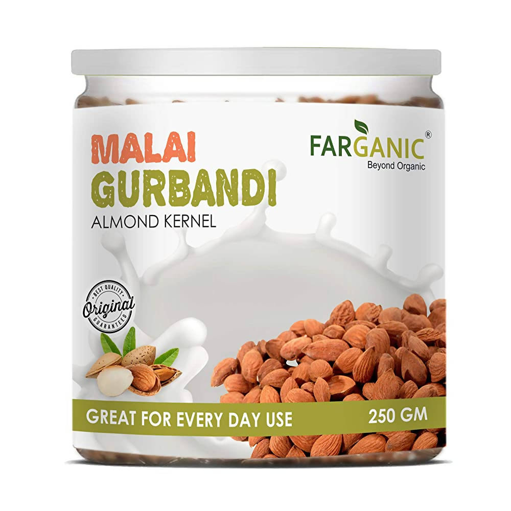 Farganic Malai Gurbandi Almonds | Grocsy