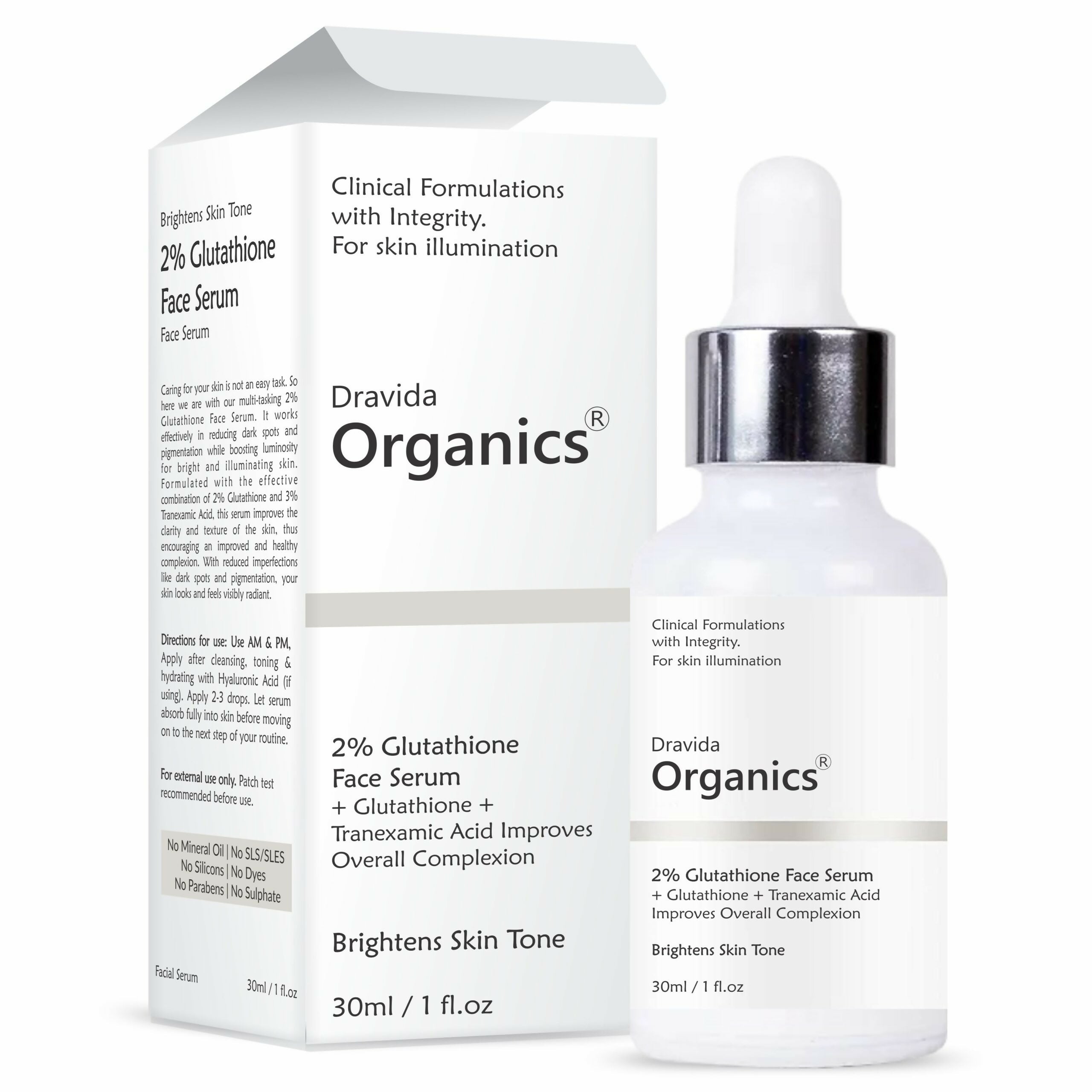 Dravida Organics Glutathione Serum | Grocsy