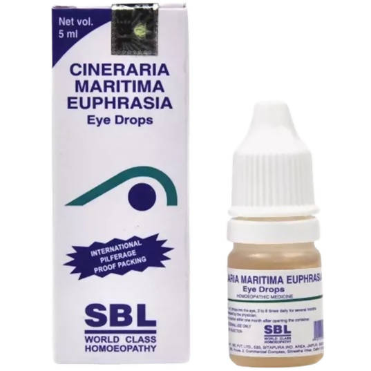 SBL Homeopathy C-ineraria Maritima Euphrasia Eye Drops | Grocsy