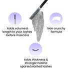 FAE Beauty Brows X Lashes Brash Primer Base Coat Mascara and Brow Gel - Transparent | Grocsy