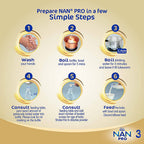 Nestle Nan Pro 3 Follow-Up Formula Powder After 12 Upto 18 Months Infants Stage 3 | Grocsy