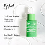 Foxtale 2% Salicylic Acid AHA BHA Exfoliating Serum with Niacinamide, Fights Acne, Reduces Blackheads & Whiteheads, Reduces Excess Oil & Bumpy Texture | Grocsy