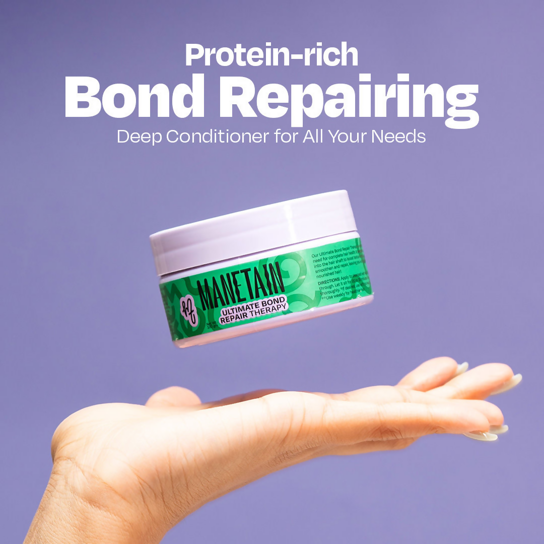 Manetain Ultimate Bond Repair Therapy - Hydrates Strengthens & Restores Damaged Hair | Grocsy