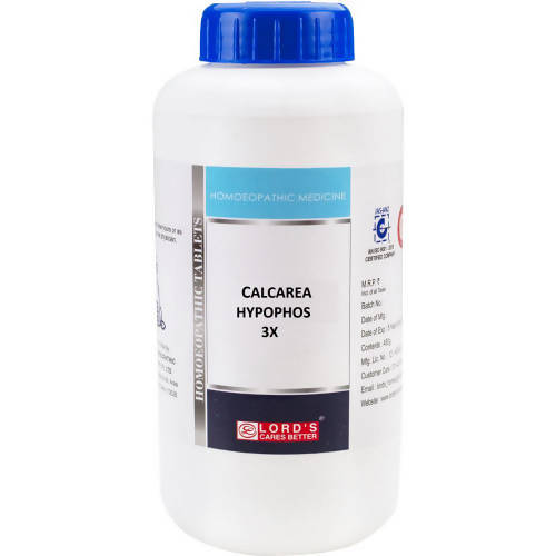Lord's Homeopathy Calcarea Hypophos Tablets | Grocsy