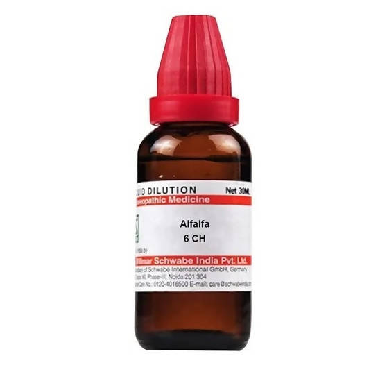 Dr. Willmar Schwabe India Alfalfa Dilution | Grocsy