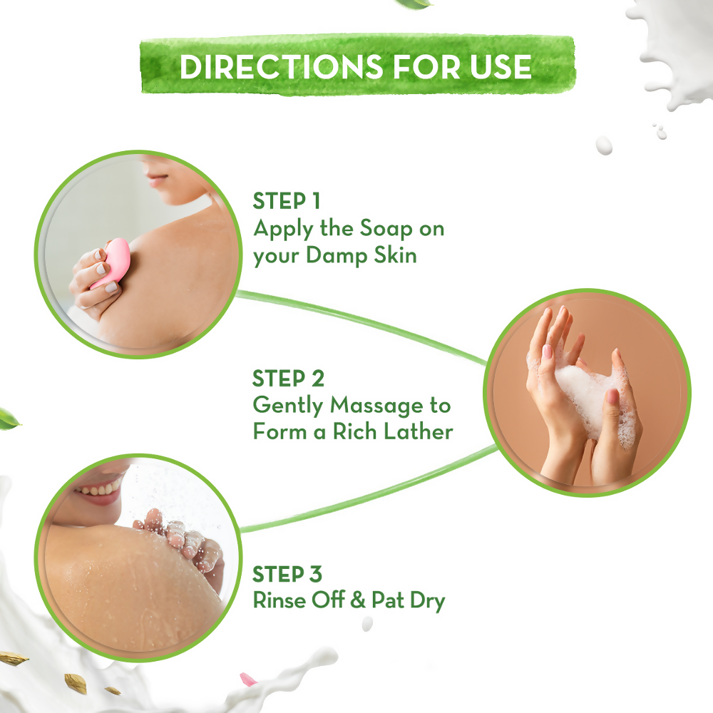 Mamaearth Multani Mitti Moisturizing Lotion Soap (Buy 3 Get 1 Free) | Grocsy
