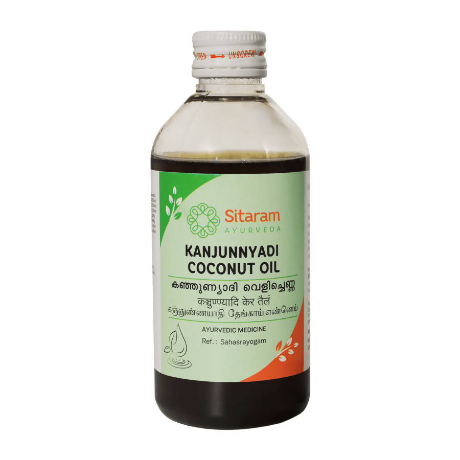 Sitaram Ayurveda Kanjunnyadi Coconut Oil | Grocsy