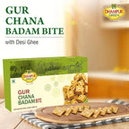 Dhampur Green Gur Chana Badam Bite | Grocsy