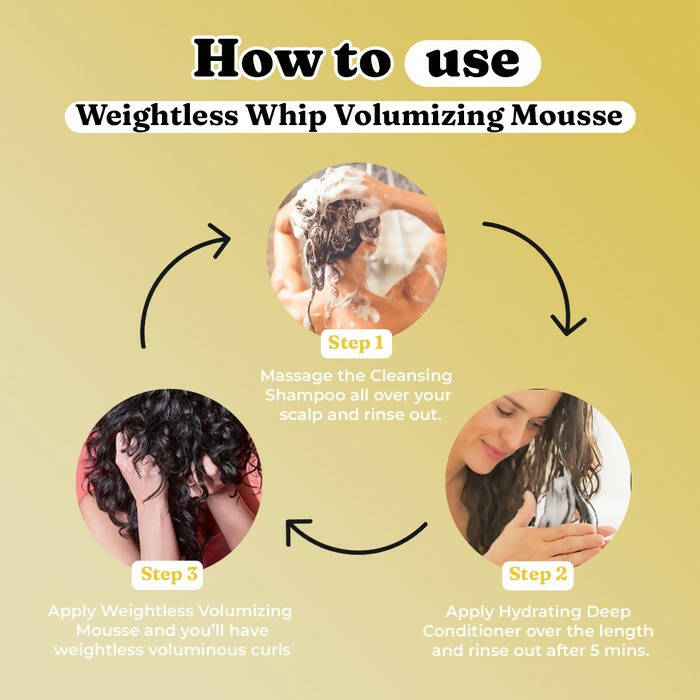 Fix My Curls Weightless Whip Volumizing Mousse | Grocsy