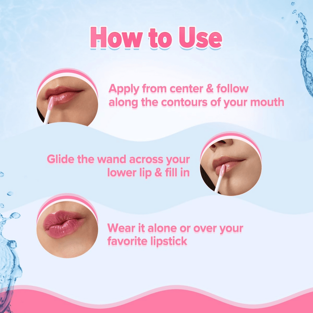 Aqualogica Plump+ Pouty Li-Ph Gloss - Watermelon Slice - Limited Time Offer | Grocsy