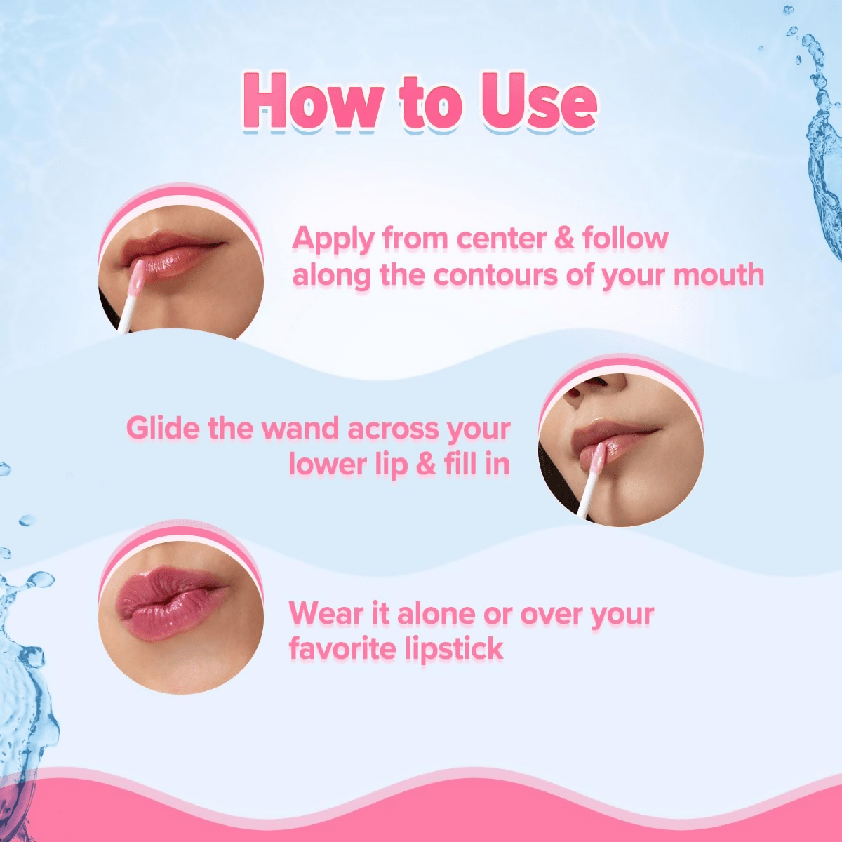 Aqualogica Plump+ Pouty Li-Ph Gloss - Watermelon Slice - Limited Time Offer | Grocsy