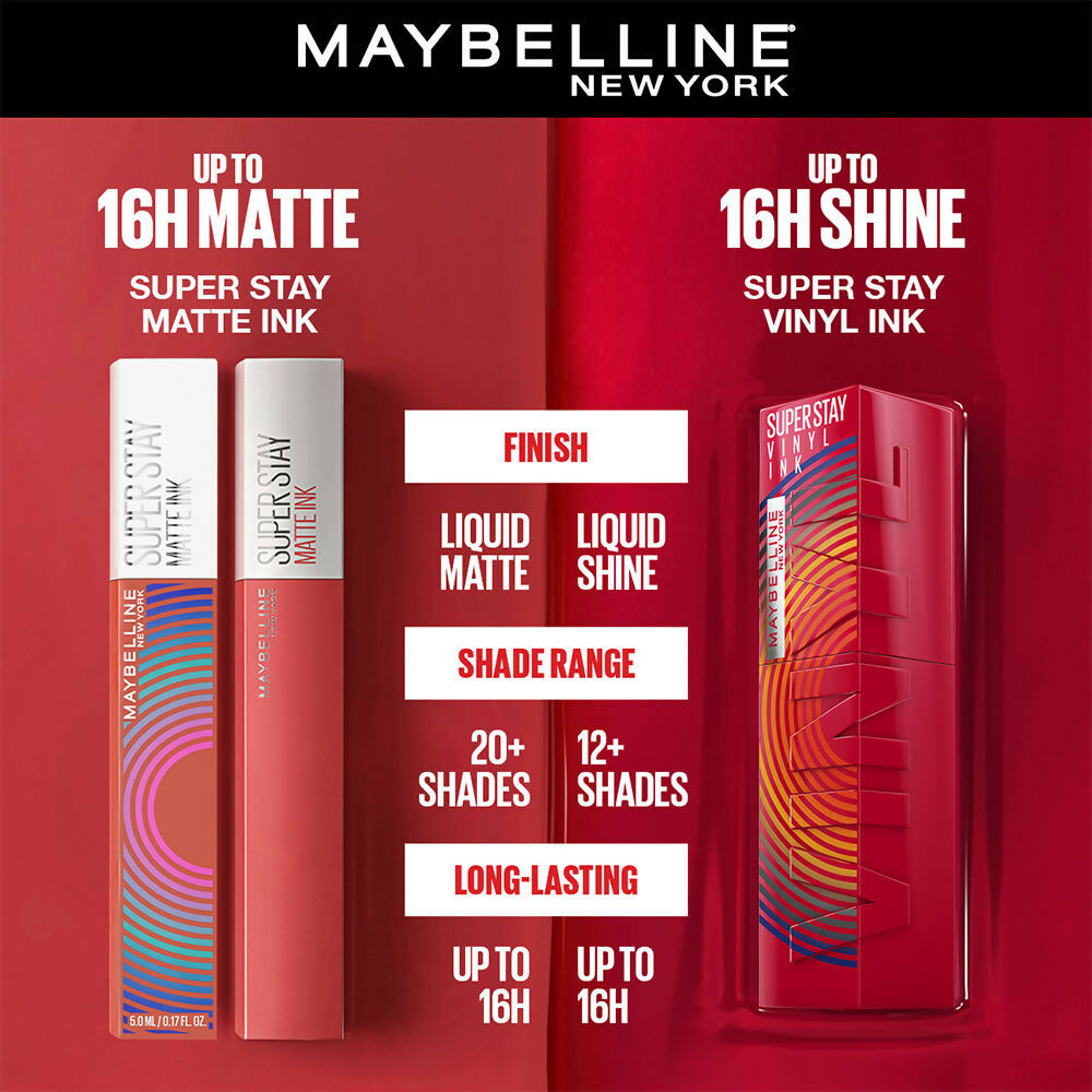 Maybelline New York Super Stay Matte Ink Liquid Lipstick - 25 Heroine | Grocsy