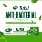 Dabur Herb'l Tulsi - Anti-Bacterial Toothpaste | Grocsy