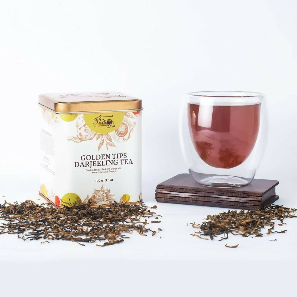 The Indian Chai - Golden Leaf Darjeeling Tea Leaves | Grocsy
