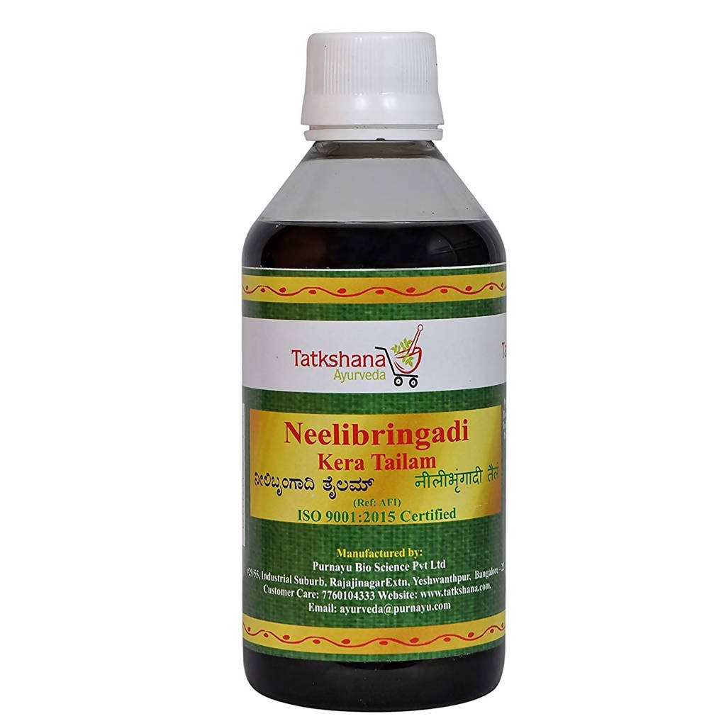Tatkshana Ayurveda Neelibhringadi Tailam | Grocsy