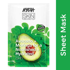 Nykaa Skin Secrets Exotic Indulgence Avocado + Moringa Sheet Mask For Nourished & Hydrated Skin | Grocsy