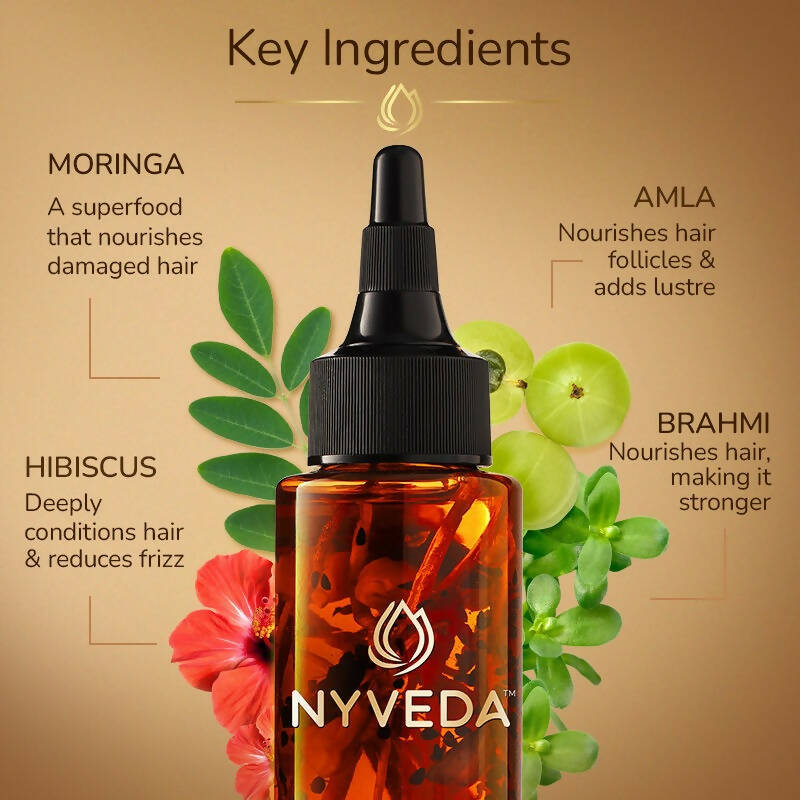 Nyveda Damaged Hair Treatment Oil | Restore My Shine | Grocsy