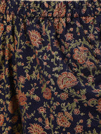 Vamika Printed Rayon Navy Blue Party Wear/Casual Wear Kurta Set/Suit | Grocsy