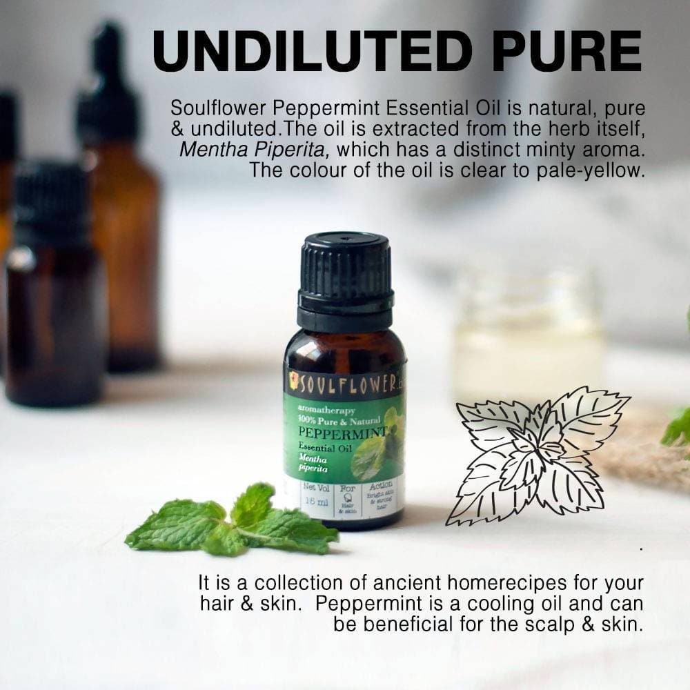 Soulflower Peppermint Essential Oil | Grocsy