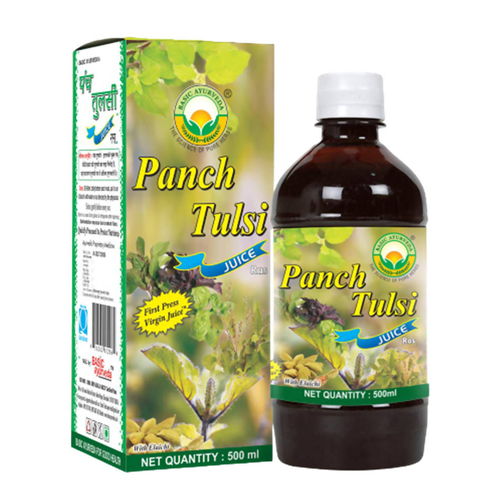 Basic Ayurveda Panch Tulsi Juice Ras | Grocsy