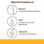 Soultree Nutgrass Face Wash With Neem & Soothing Chamomile | Grocsy
