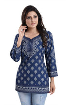 Snehal Creations Bright as Summer Cool Printed Tunic Top | Grocsy