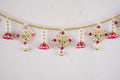 Kundan HandiKrafts Metal Square Plate Ganesha Thoranna | Grocsy