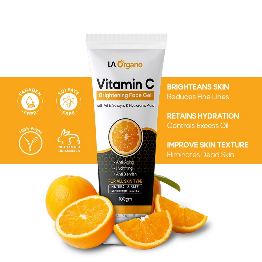 LA Organo Vitamin C Brightening Face Gel | Grocsy