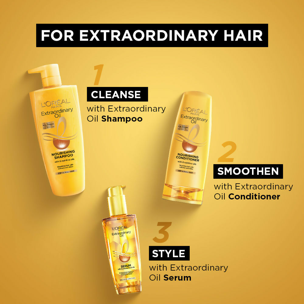 L'Oreal Paris Extraordinary Oil Hair Combo For Shiny & Frizz Free Hair | Grocsy