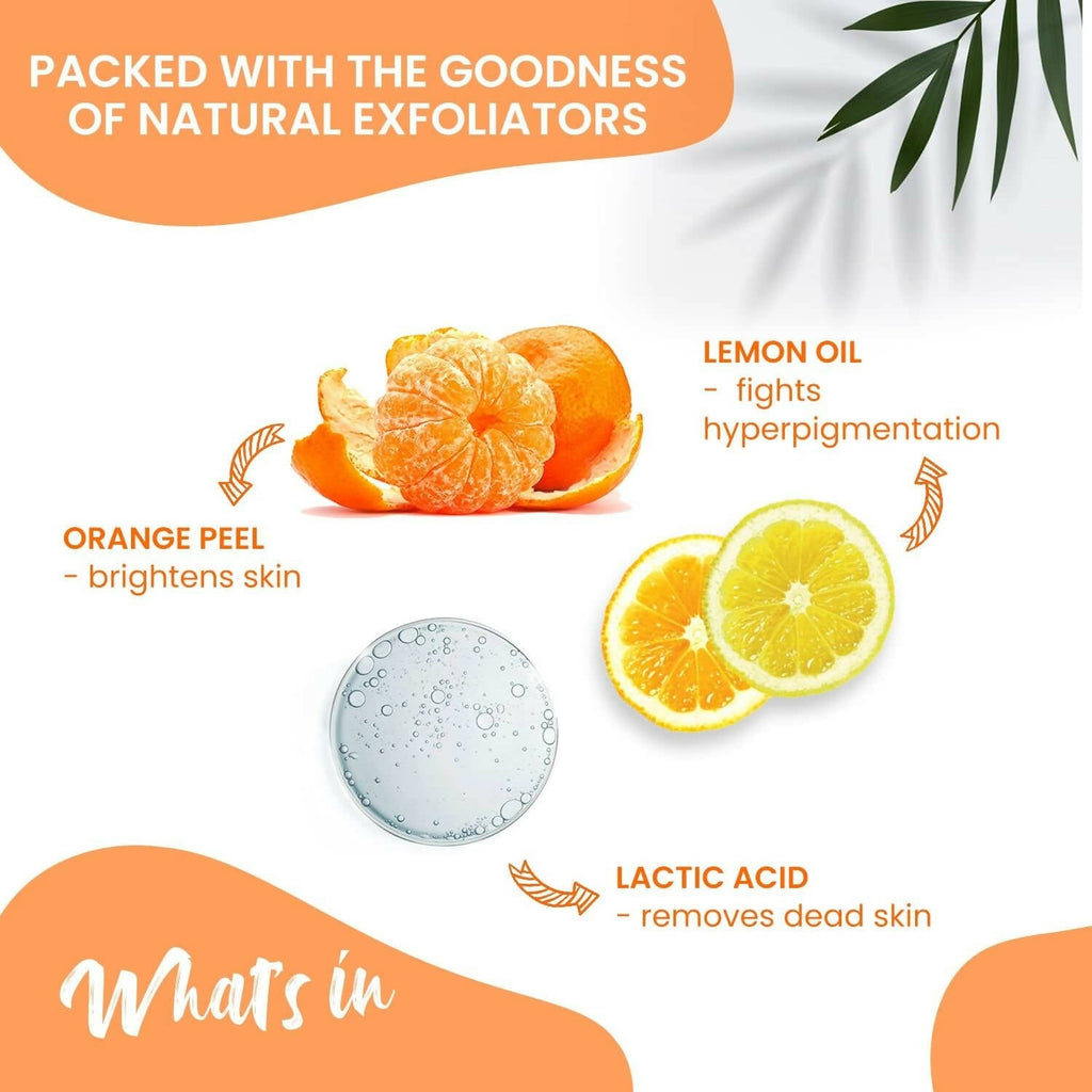 Nutriglow Advanced Organics Vitamin C Lightening Scrub | Grocsy