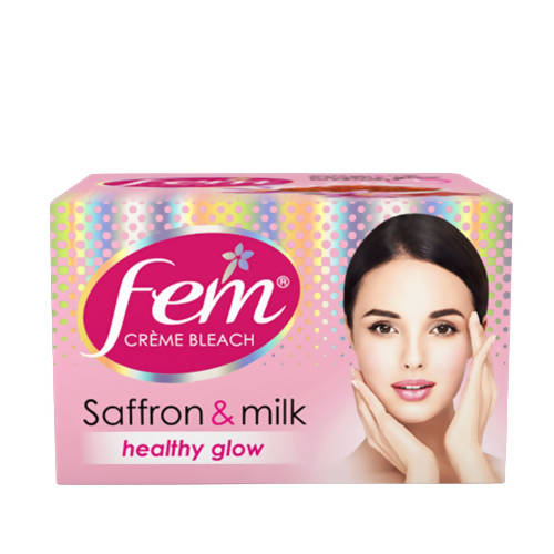 Fem Saffron & Milk Healthy Glow Creme Bleach | Grocsy