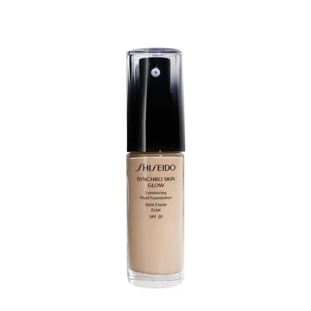 Shiseido Synchro Skin Glow Luminizing Fluid Foundation - Golden 4 | Grocsy